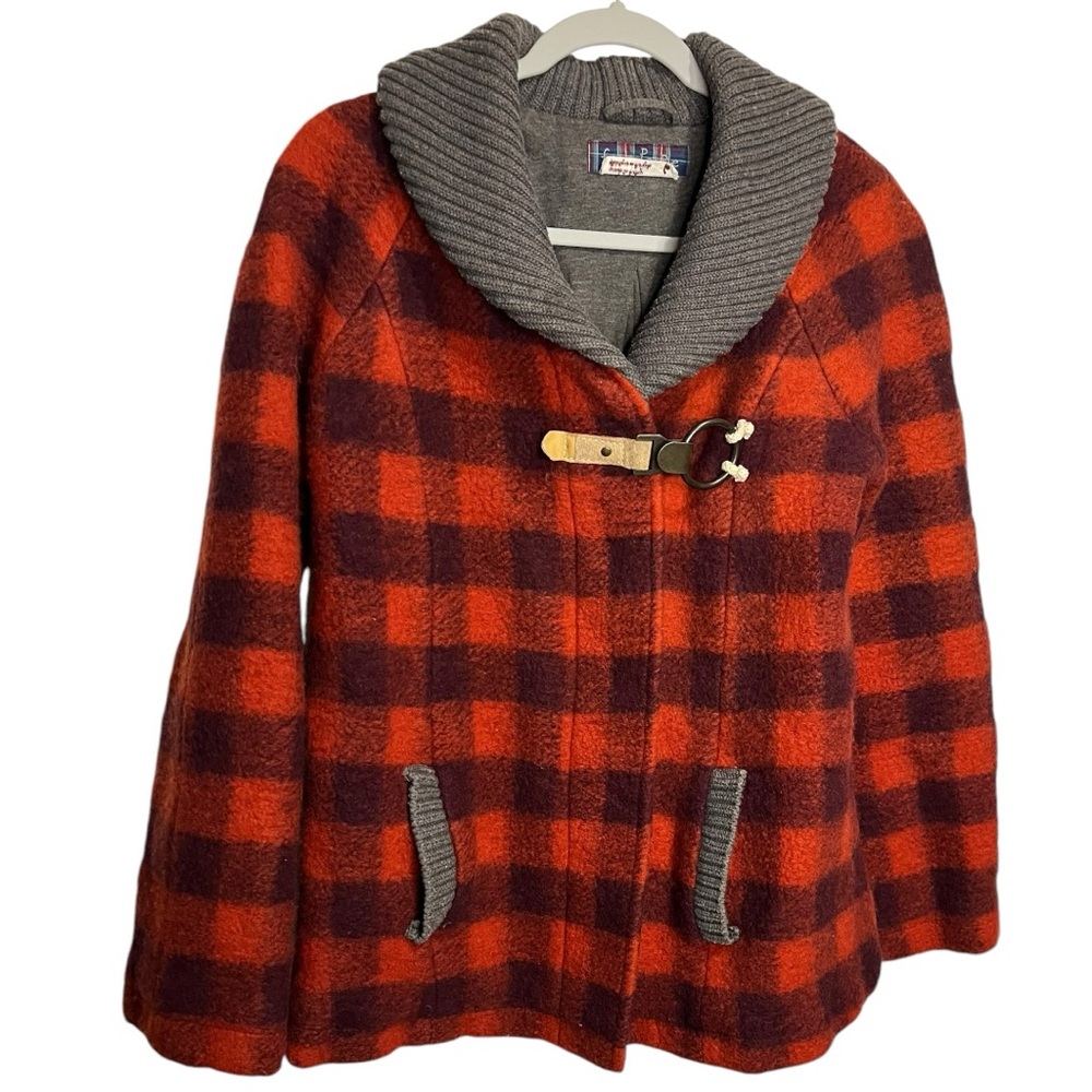 Free People Shawl Collar Wool Jacket